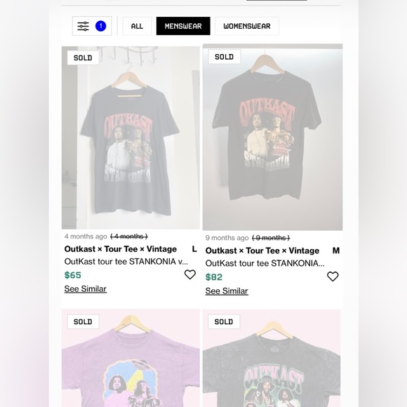 Vintage OutKast Stankonia Hip Hop Rap Poster Tee Size Medium - Picture 2 of 3